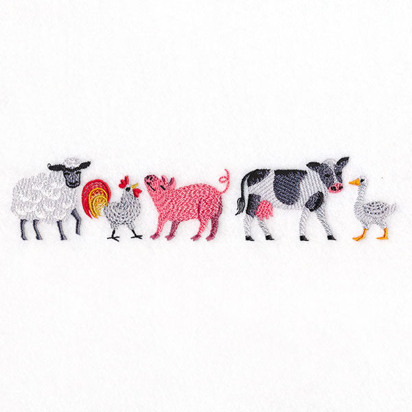 Fabulous Farm Animal Friends Border