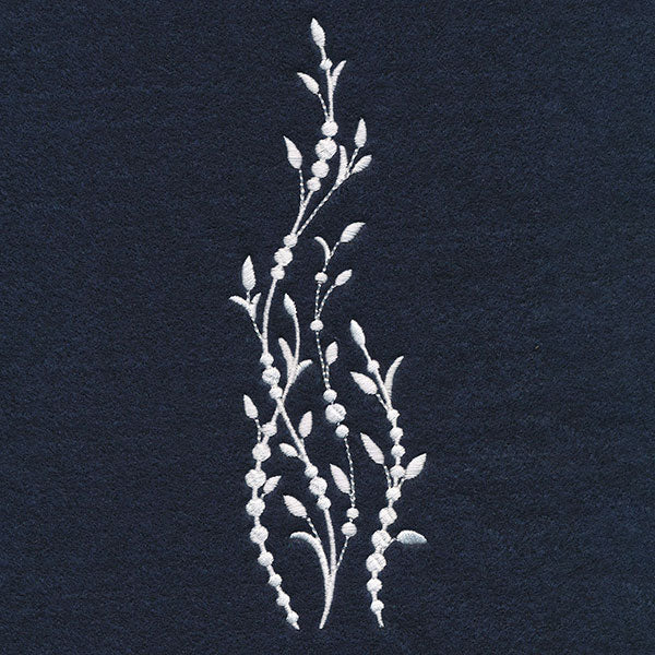 Botanical Delights Tall Border (Whitework)