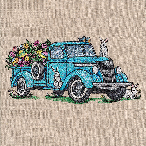 Cruise Into Easter Retro Truck