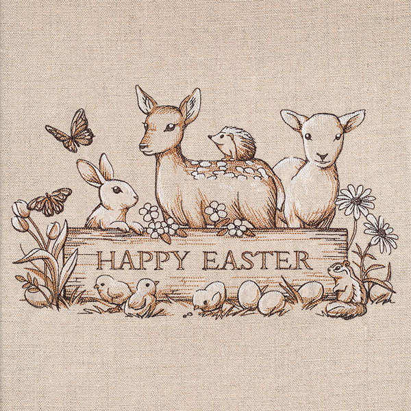 Happy Easter Woodland Animals Feature