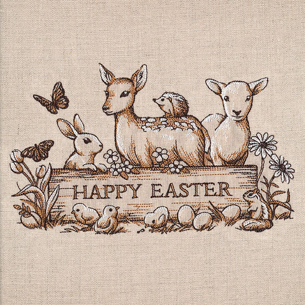 Happy Easter Woodland Animals Feature