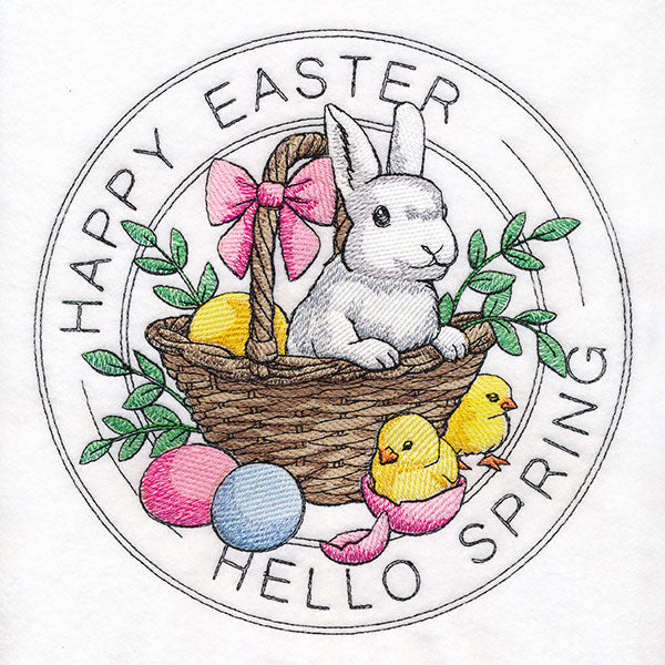 Happy Easter Hello Spring Stamp