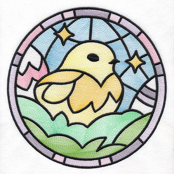 For the Love of Easter Stained Glass - Chick