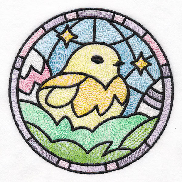 For the Love of Easter Stained Glass - Chick