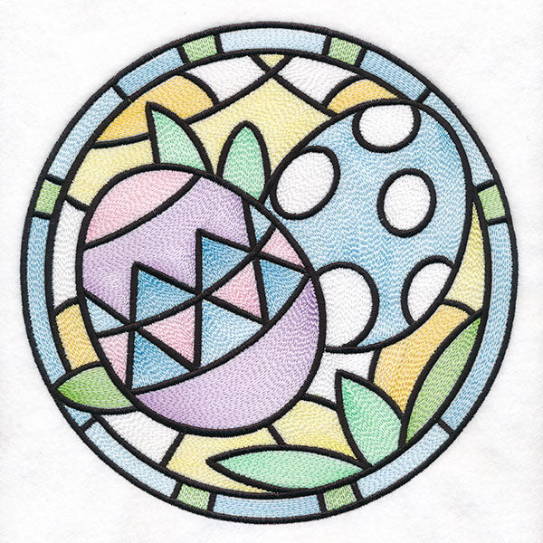 For the Love of Easter Stained Glass - Eggs