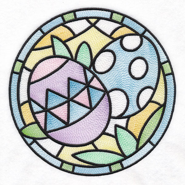 For the Love of Easter Stained Glass - Eggs