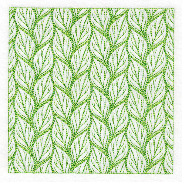 Nature's Patterns - Elm Leaf Square