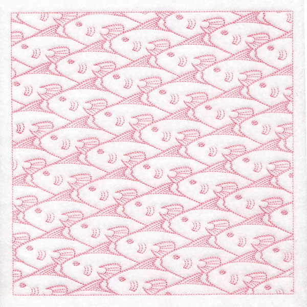 Nature's Patterns - Fish Square