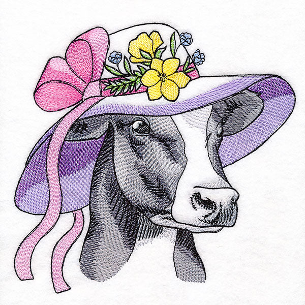 Southern Belle Sun Hat Cow