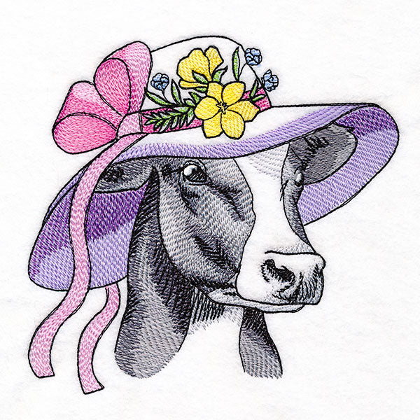 Southern Belle Sun Hat Cow