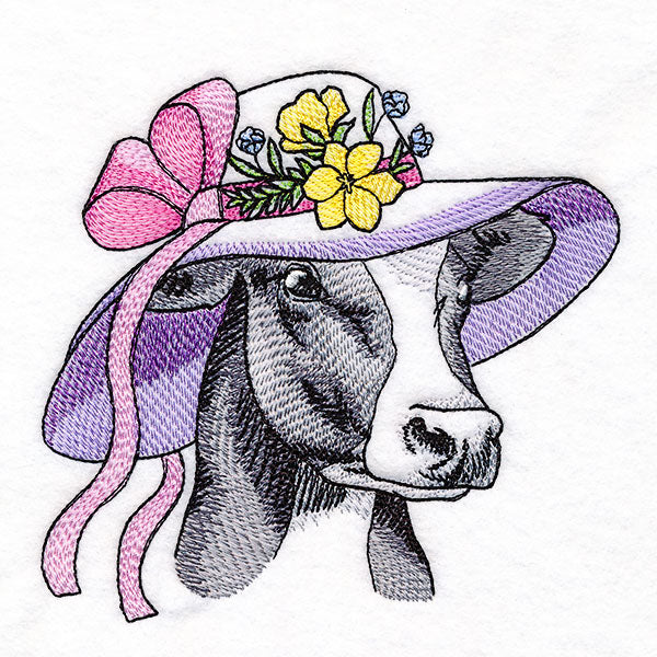 Southern Belle Sun Hat Cow