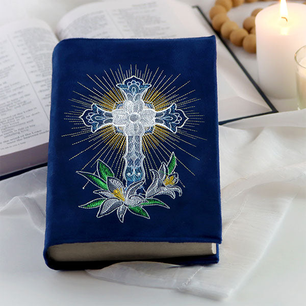 Sheer Delights Cross & Lilies