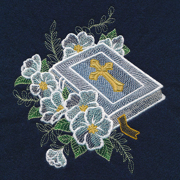 Sheer Delights Lenten Roses & Bible