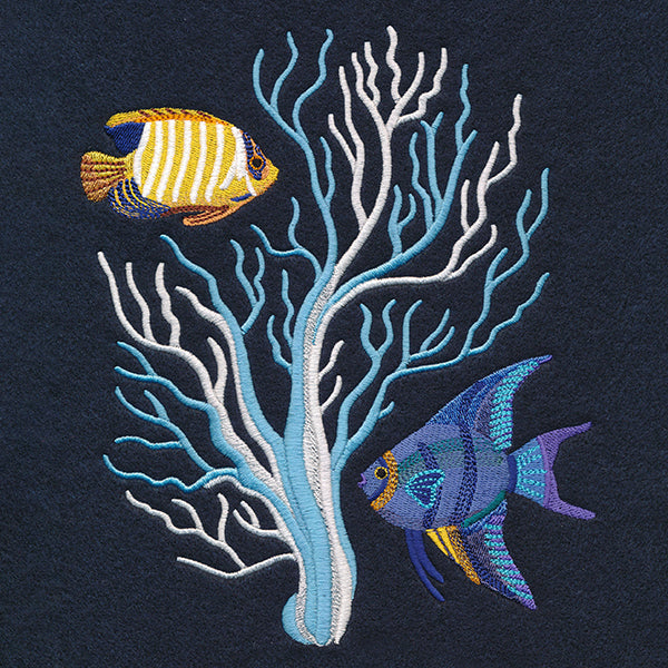 Ocean Blue Coral & Fish Feature