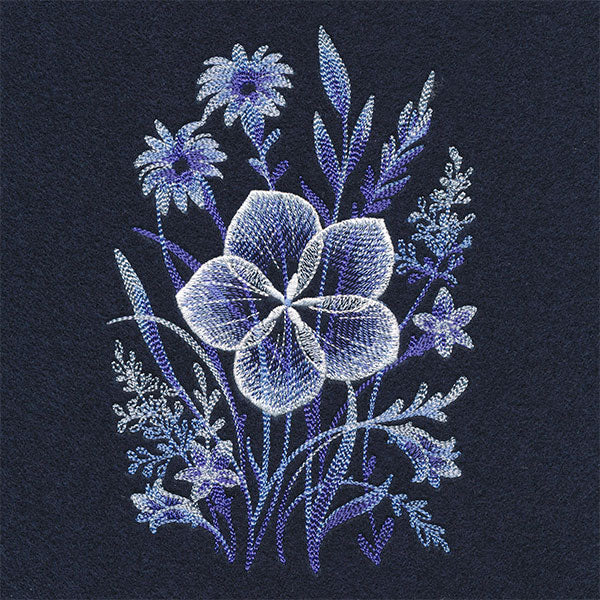 Stunning in Cyanotype Flowers Feature
