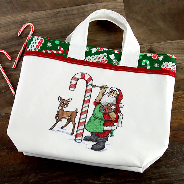 Painting with Cheer Santa