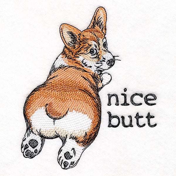 Nice Butt Rearview Corgi