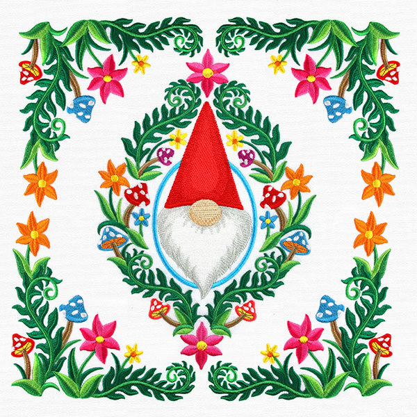 Whimsical Forest Gnome Cameo