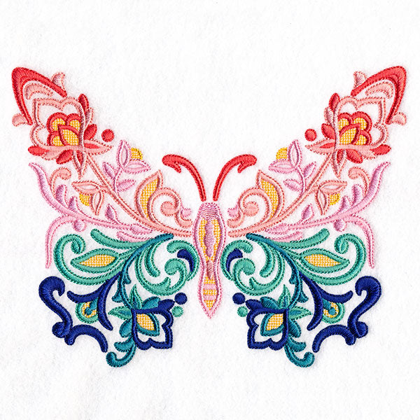 Modern Jacobean Butterfly