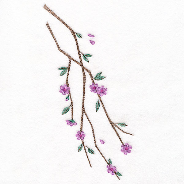 Spring Flower Blossoms and Branches Spray