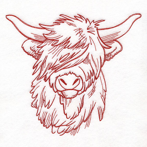 Ready to Roam Highland Cow Etching