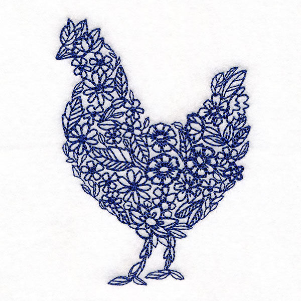 Made to Bloom Flower Hen