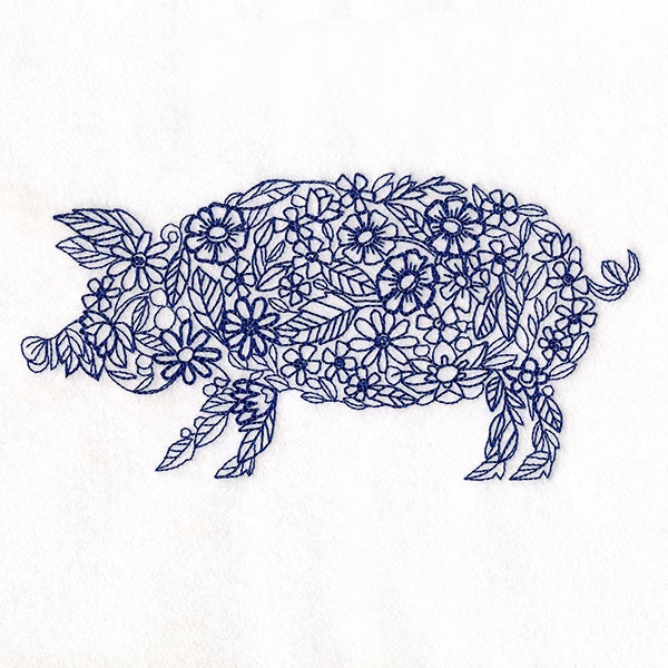 Made to Bloom Flower Pig