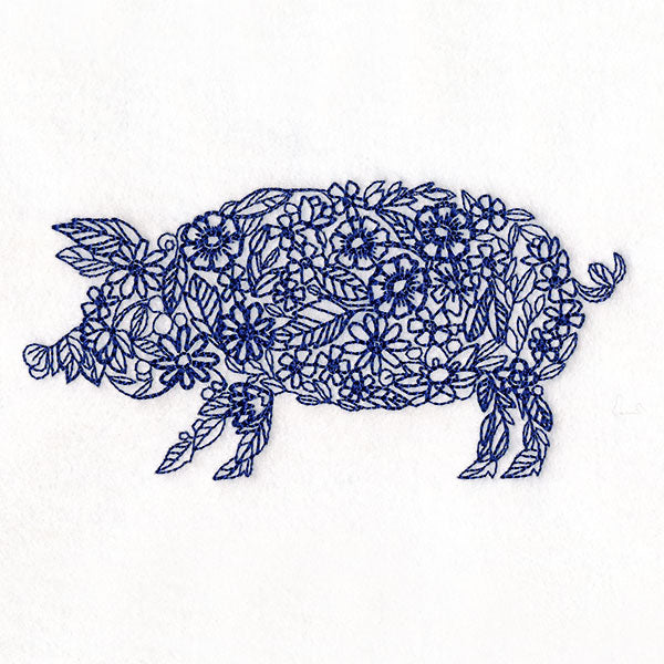 Made to Bloom Flower Pig