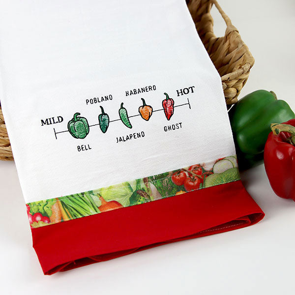 From Mild to Hot Peppers Border