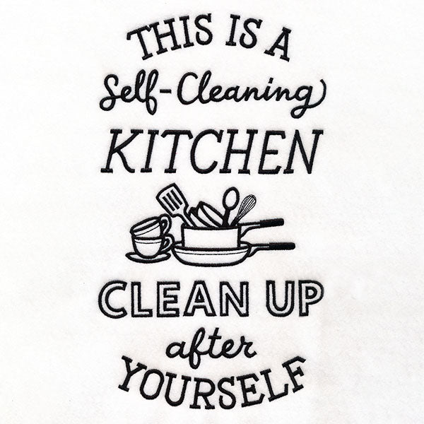Self-Cleaning Kitchen, Clean Up After Yourself