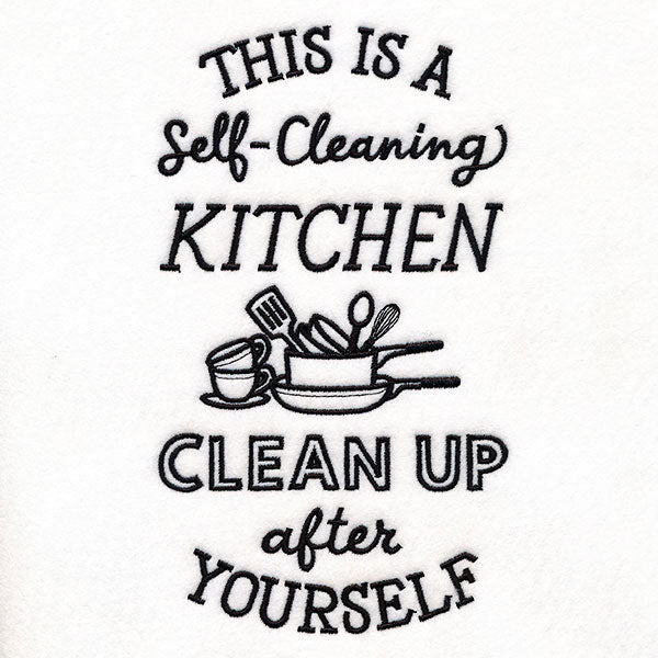 Self-Cleaning Kitchen, Clean Up After Yourself