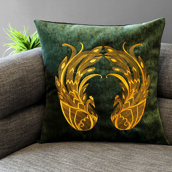 Gilded & Elegant Baroque Peacock