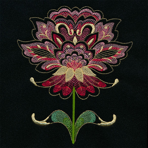 Jacobean Nouveau Flower