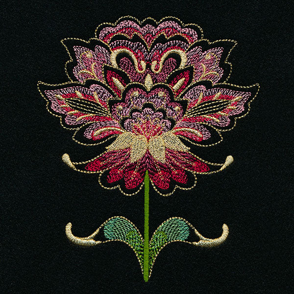Jacobean Nouveau Flower