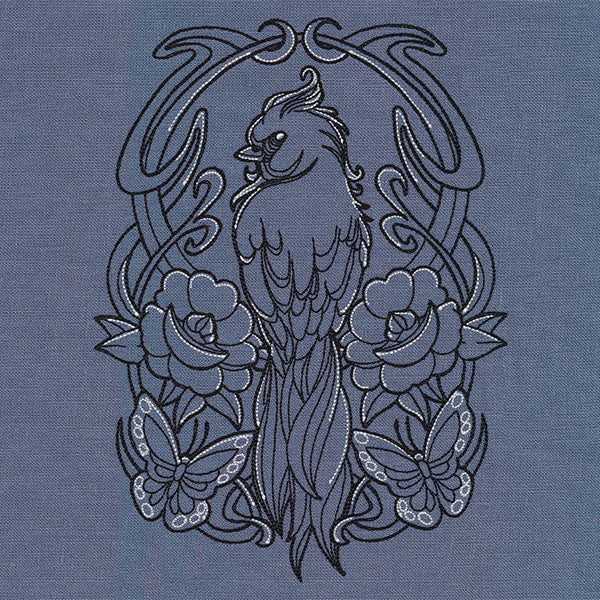 Art Nouveau Bird Feature