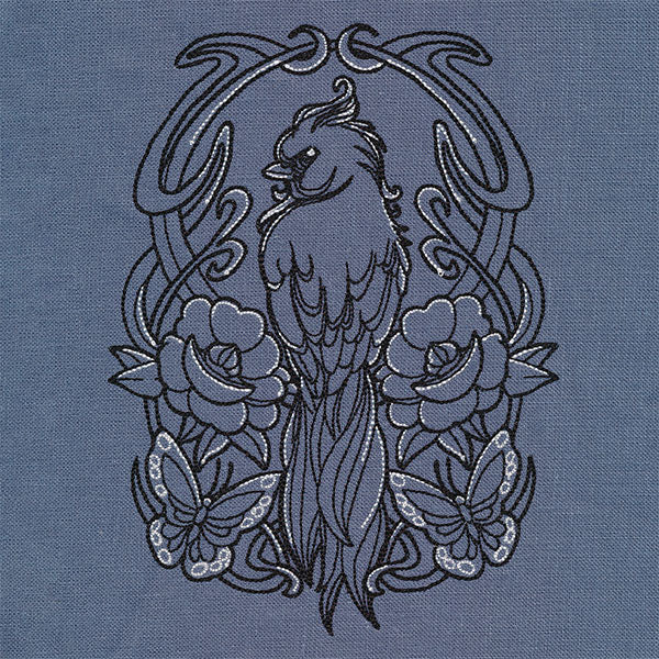 Art Nouveau Bird Feature