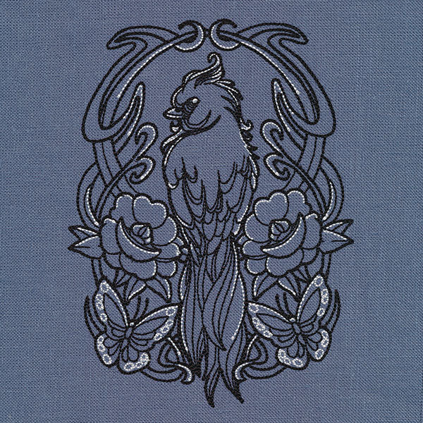 Art Nouveau Bird Feature