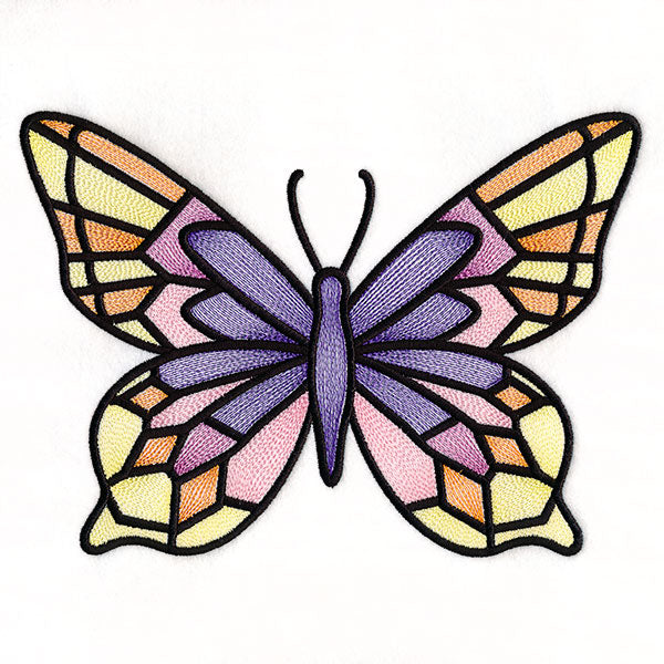 Fluttering Gems Stained Glass Butterfly 3