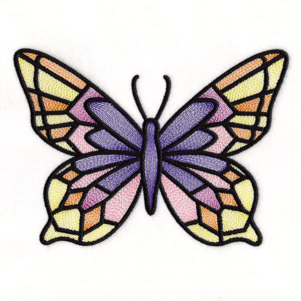 Fluttering Gems Stained Glass Butterfly 3
