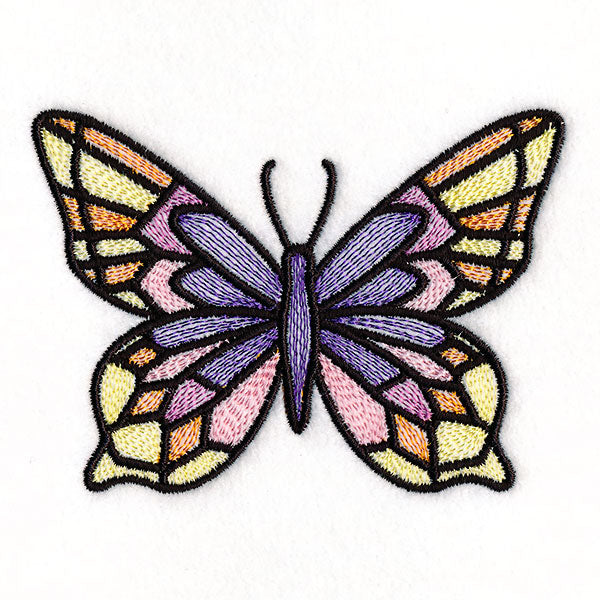 Fluttering Gems Stained Glass Butterfly 3