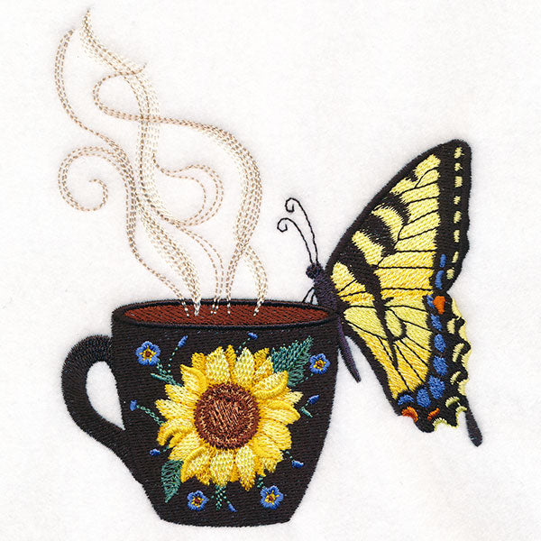 Summer Coffee Break Eastern Swallowtail Butterfly