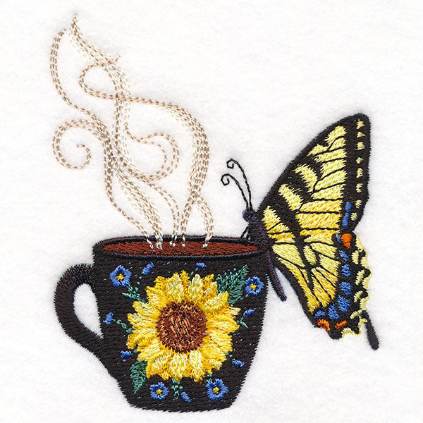 Summer Coffee Break Eastern Swallowtail Butterfly