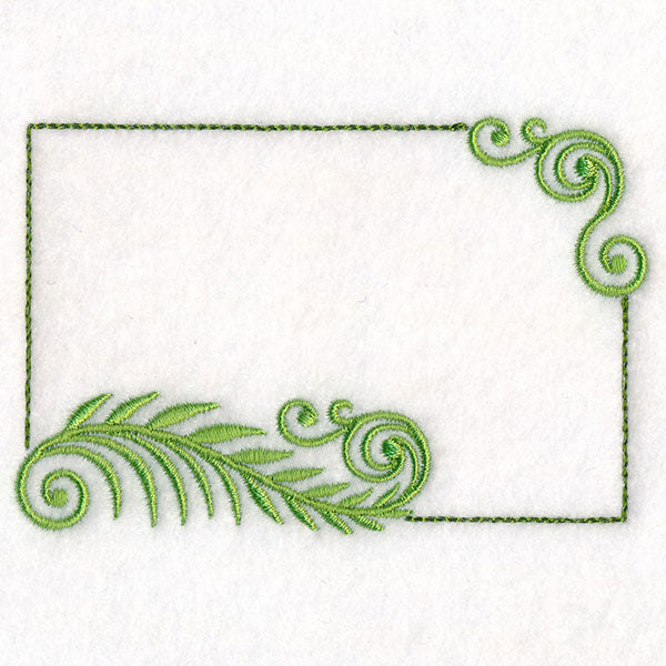 Unfurling Ferns Quilt Label