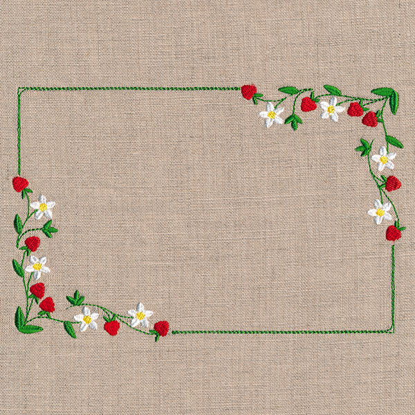 As Sweet as Strawberries Quilt Label