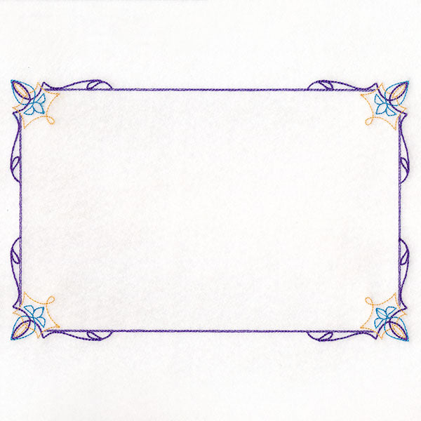 Art Deco Delights Quilt Label