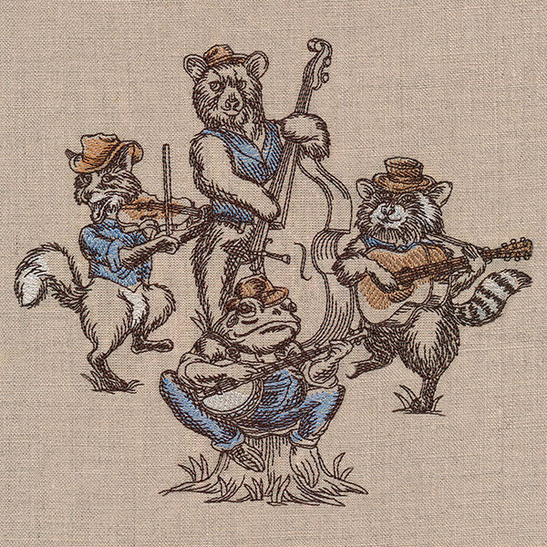 Woodland Animal Hillbilly Band