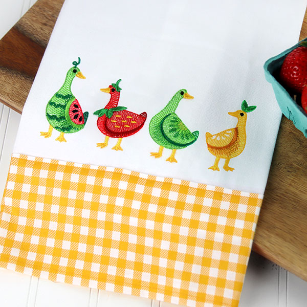 Summer Fruits Goose Border