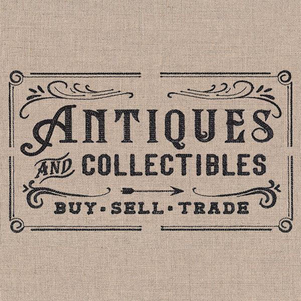 Antiques and Collectables Sign