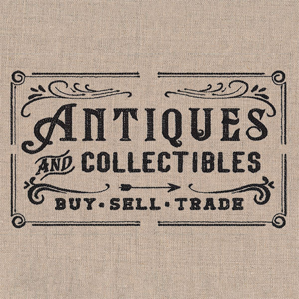 Antiques and Collectables Sign