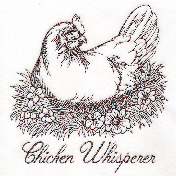Chicken Whisperer Etching